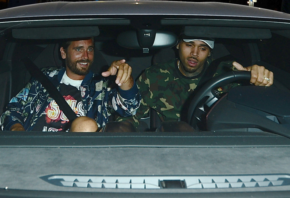 גם הקשוחים הגיעו לחגוג. כריס בראון וסקוט דיסיק