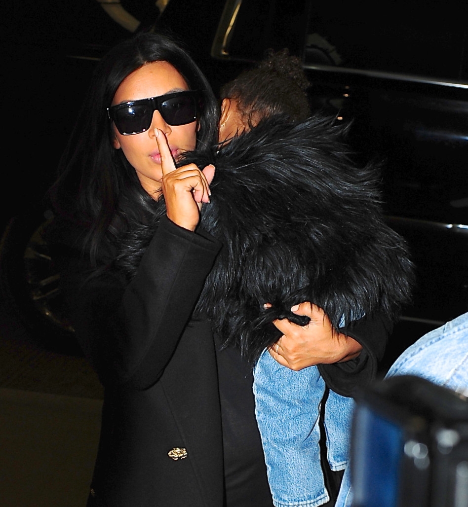 קים קרדשיאן, נורת' ווסט (צילום: splashnews)