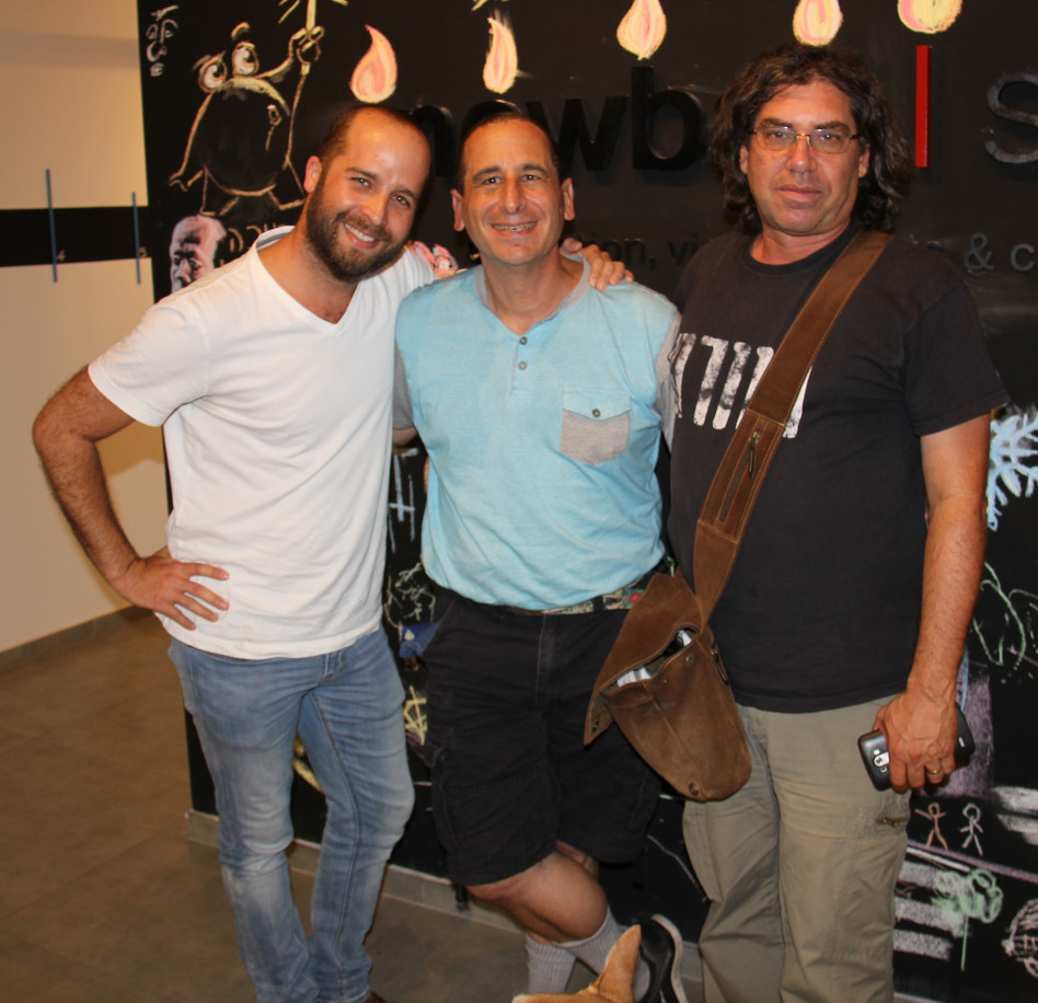 יורם הוניג, מייק רייס ויוני כהן (צילום: הרשות לפיתוח ירושלים)