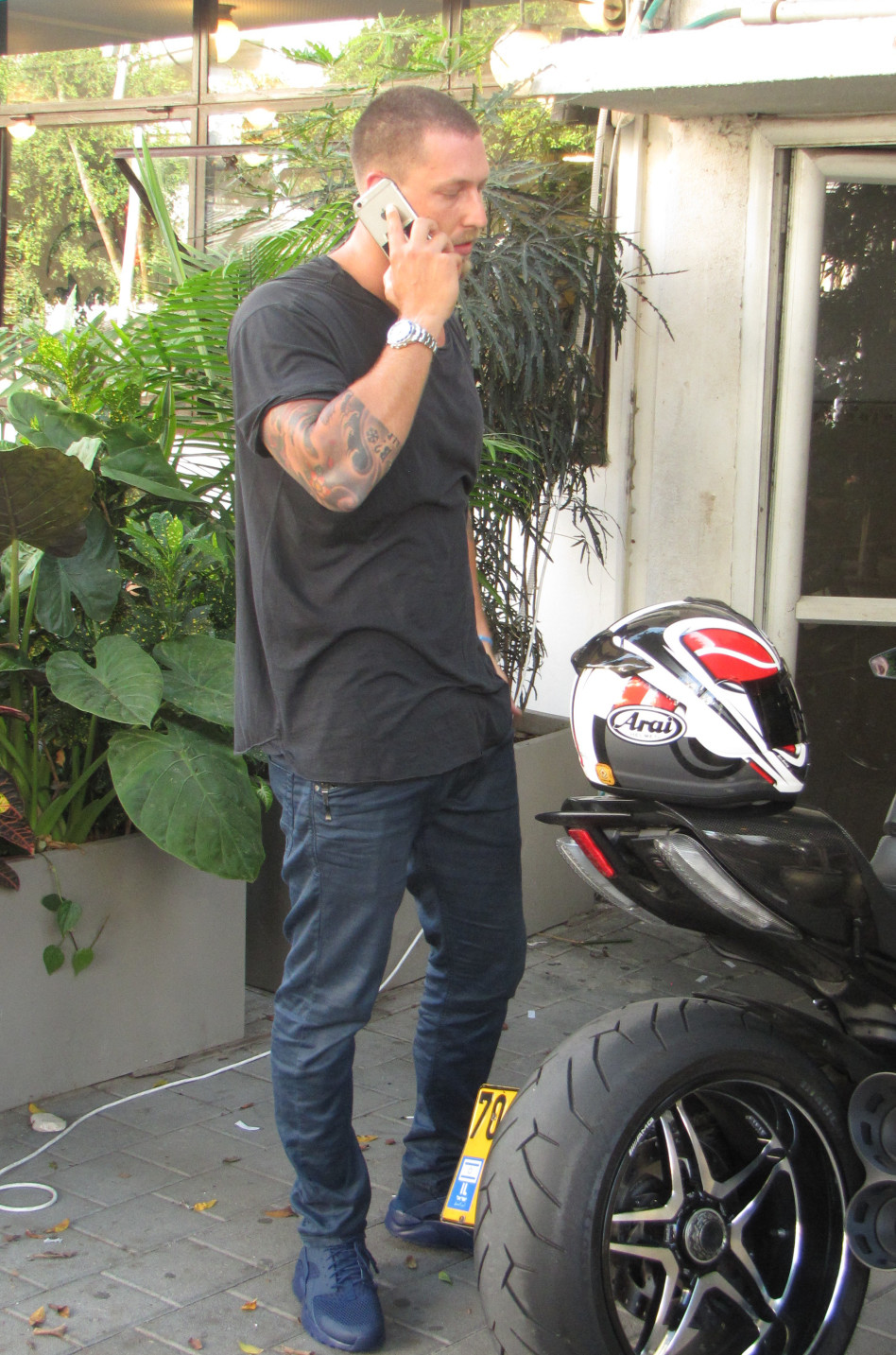 דוד נרגש. דור רפאלי (צילום: ניר פקין)