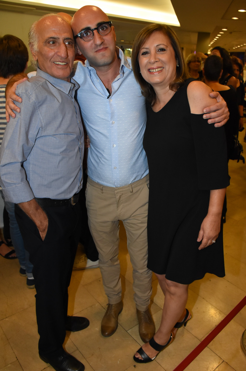 דליה, קובי ועזרא פרג' (צילום: אביב חופי)