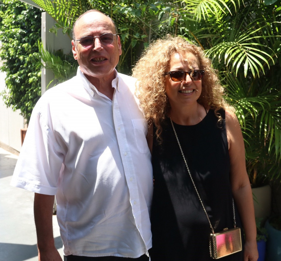 אבי נאור ובת הזוג