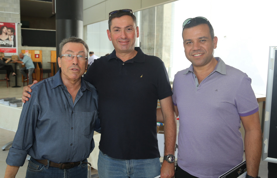 ליאור גבאי, אבי דור ונעם סמל (צילום: איציק בירן)