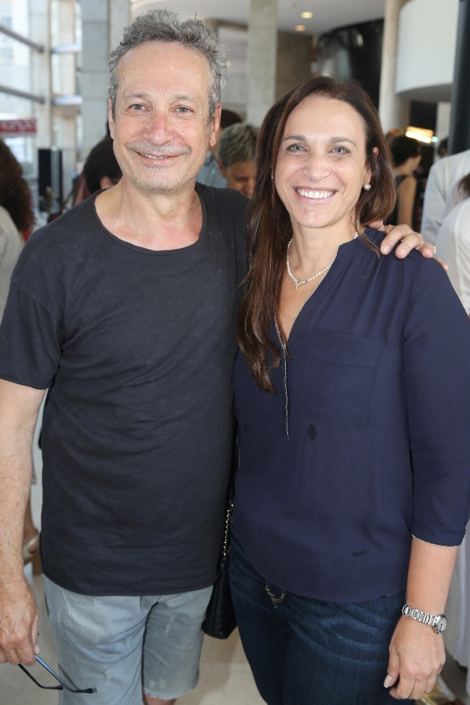 סמדר נמרודי ושמואל וילוז'ני (צילום: איציק בירן)