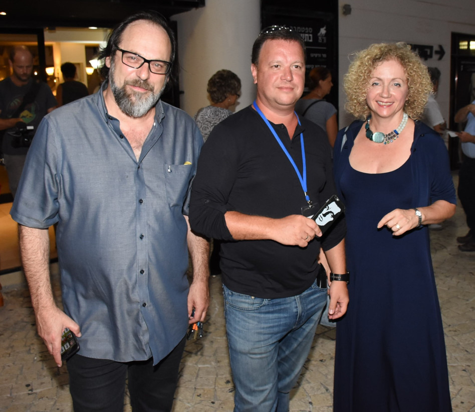 לנה קריינדליין, אושרין ליאוניד ורומן קבטנר (צילום: אביב חופי)