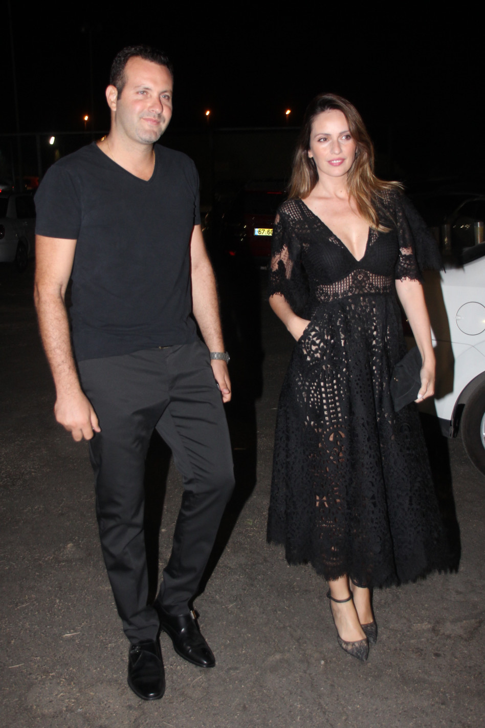 מלי לוי ושמעון גרשון צועדים