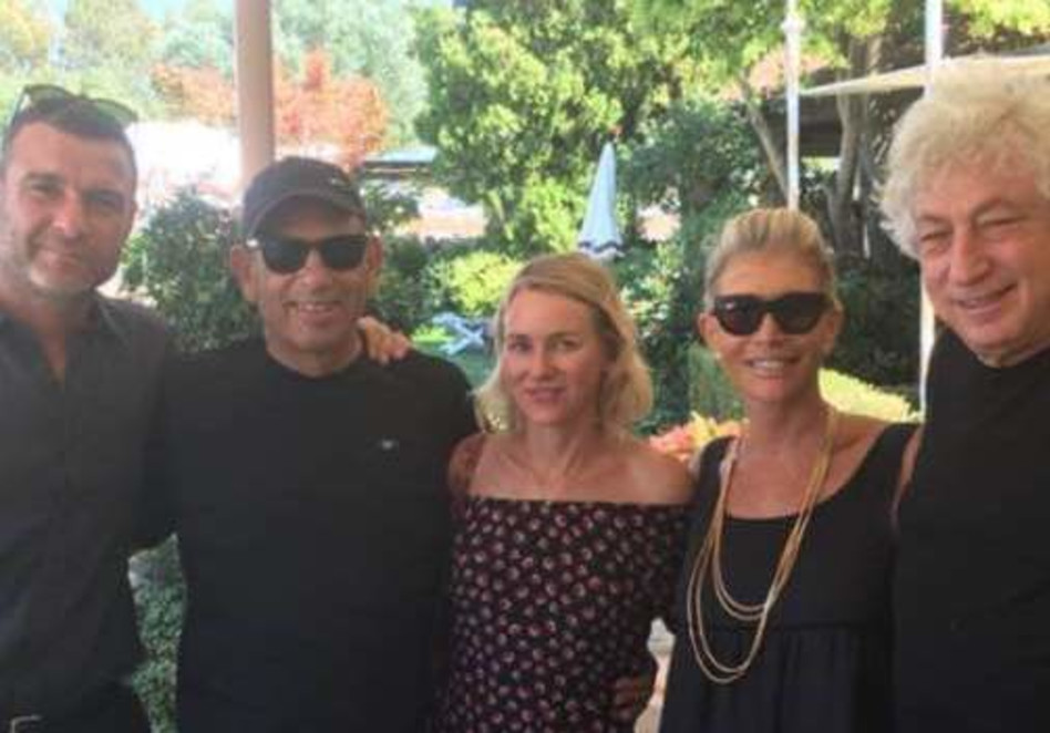  ענת פרנקל, נעמי ווטס, שמואל פרנקל ולייב שרייבר (פייסבוק)