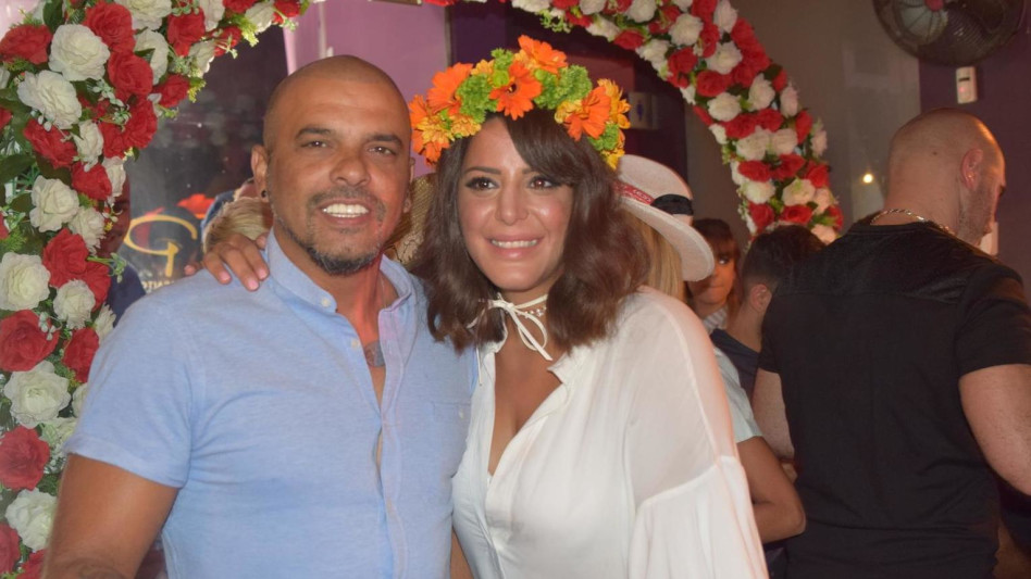 לא רק אייל גולן קורא לה. נסרין ואייל (צילום: שילי הראל)