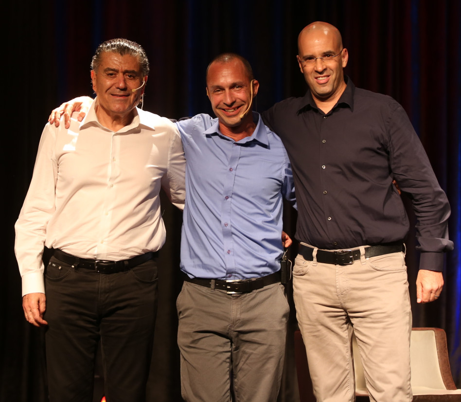 אדם צ'זנוף, ברק פרידור וחיים סבן (צילום: אייל גזיאל)