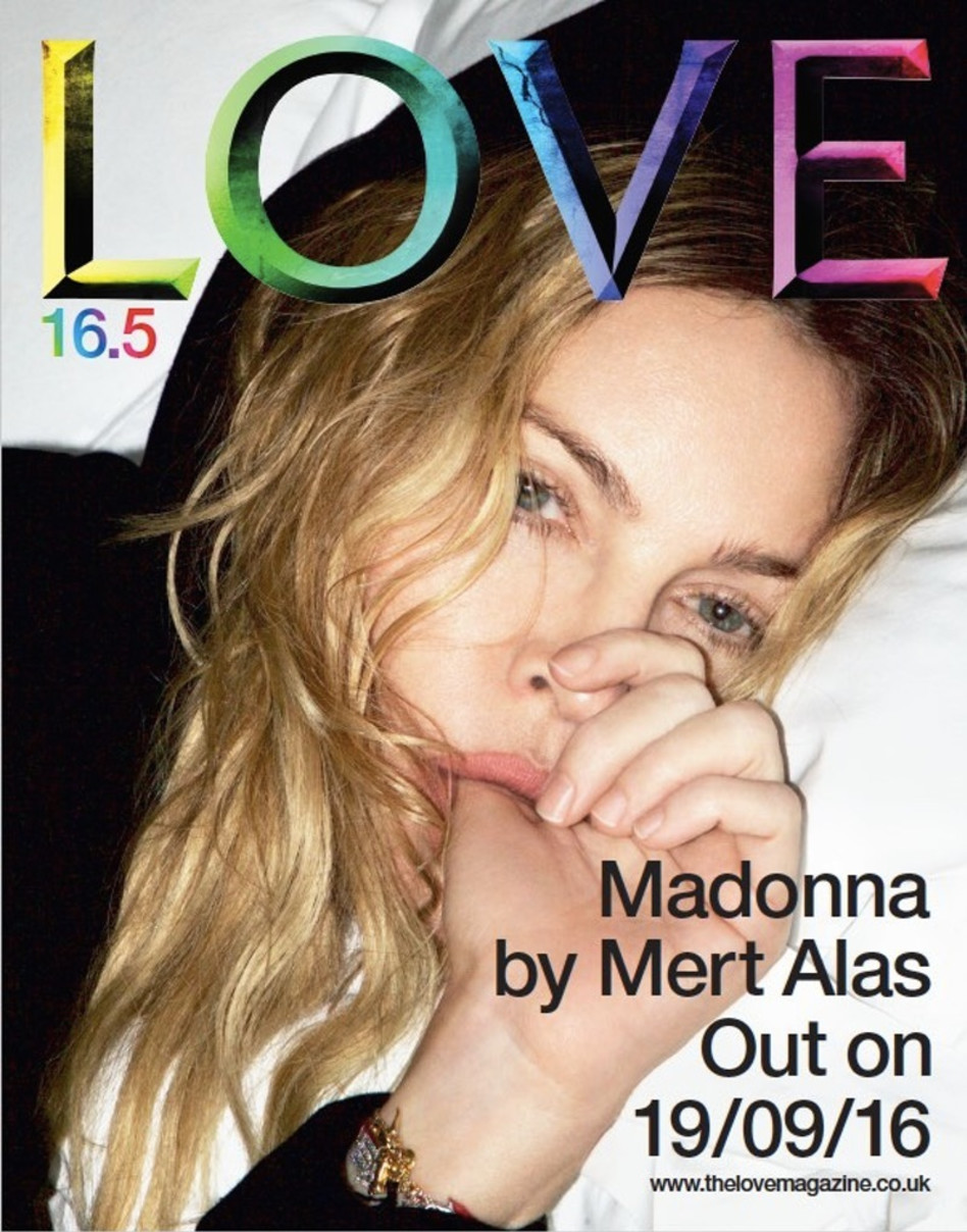 על שערבמגזין. מדונה ל-LOVE