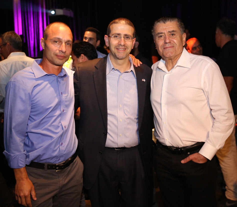 חיים סבן, דן שפירו וברק פרידור (צילום: אייל גזיאל)