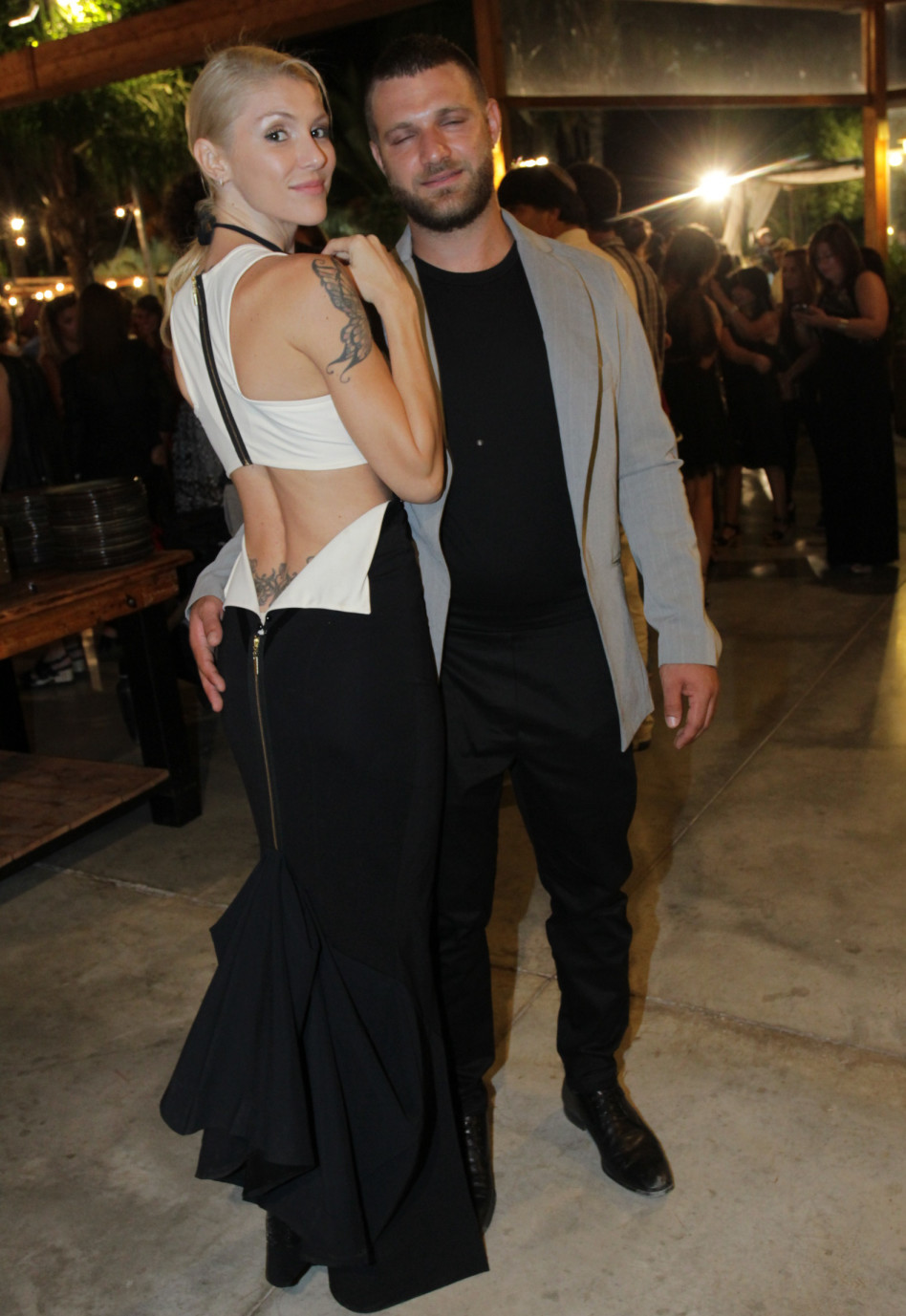 זוגי זוג. אביאל כהן עם מיטל דה רזון