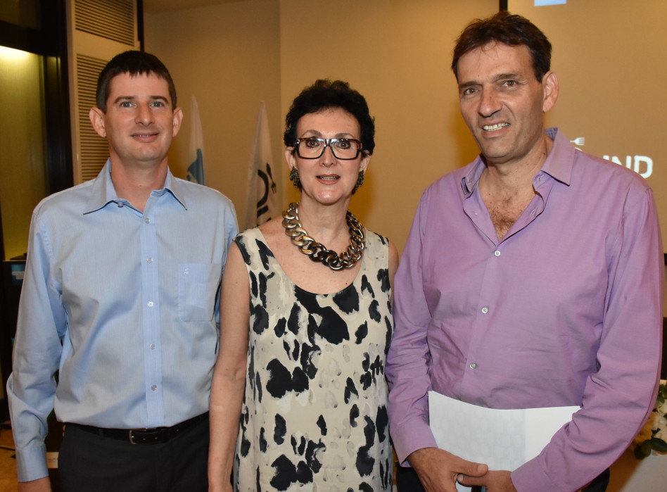 אמיר הלוי, אירית בטאט ורון וקסלר (צילום: אביב חופי)