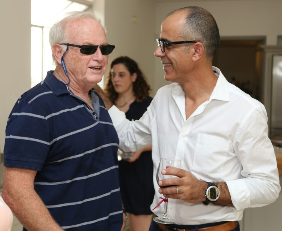 שמוליק יפרח ואשר גרינבאום (צילום: צבי תקשורת)