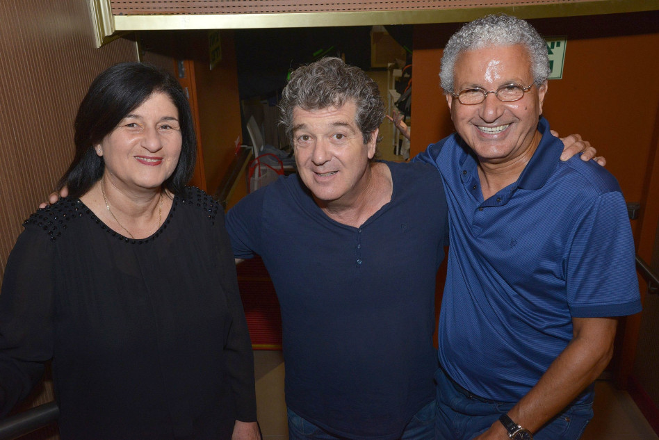 משה אדרי, אבי קושניר וסמדר ברבר צדיק (צילום: תמר מצפי)