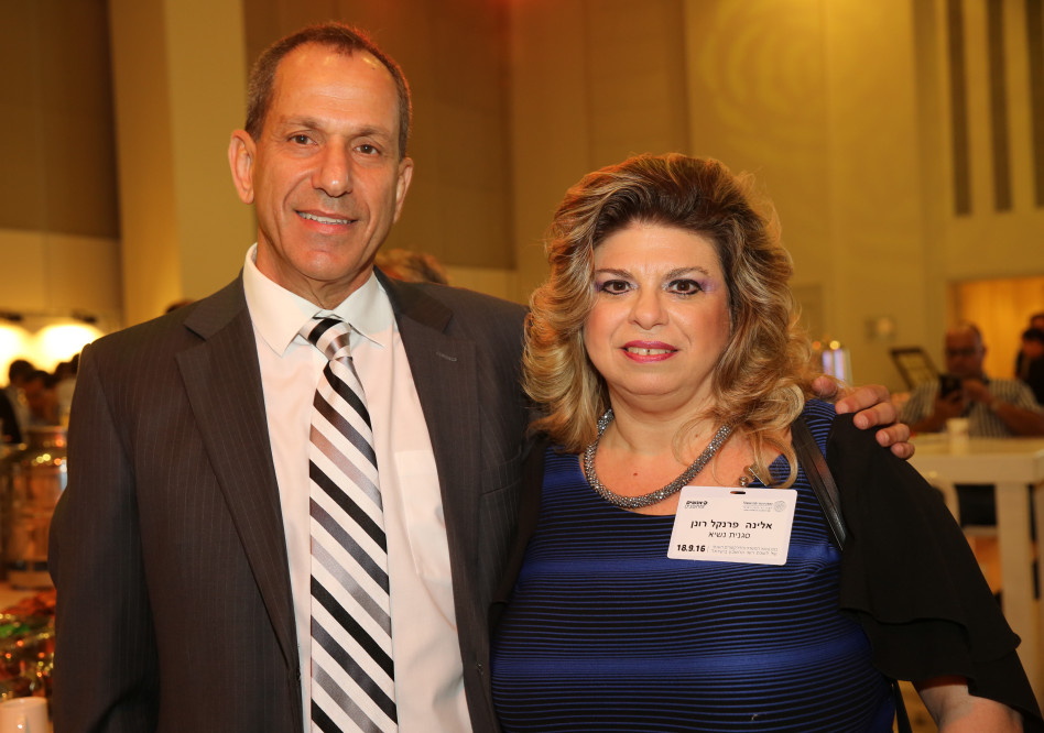 אלינה פרנקל-רונן ושמואל האוזר (צילום: קובי קנטור)
