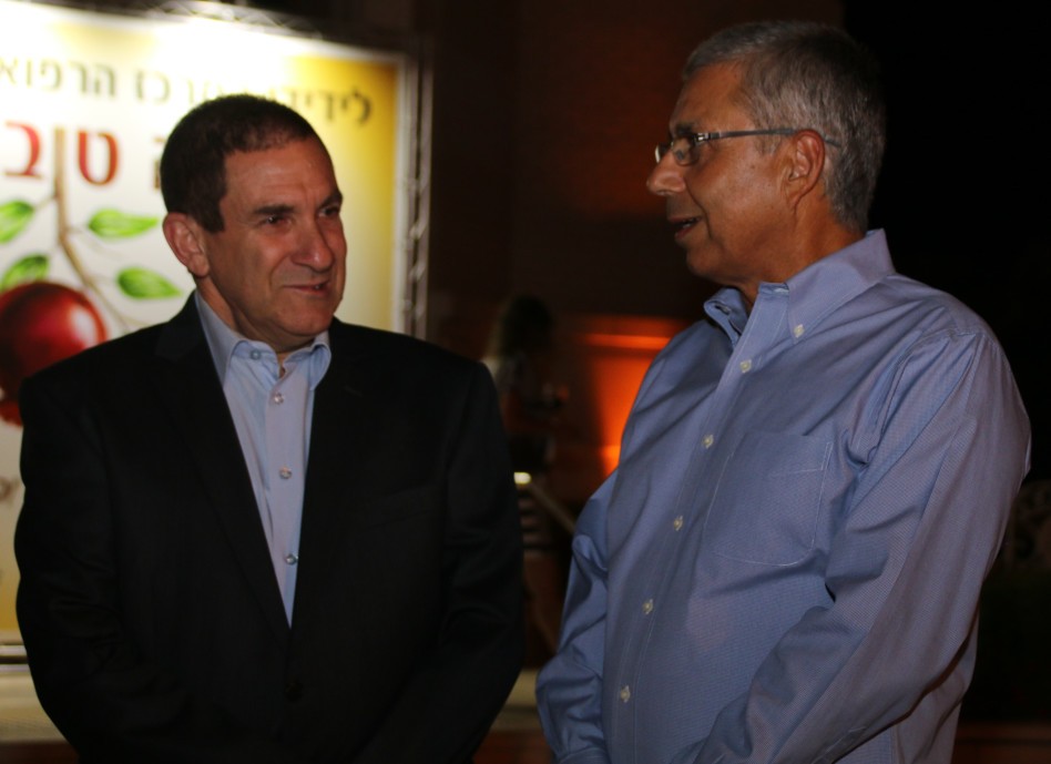 ציון קינן ויפתח רון טל (צילום: ענת לובלינב)