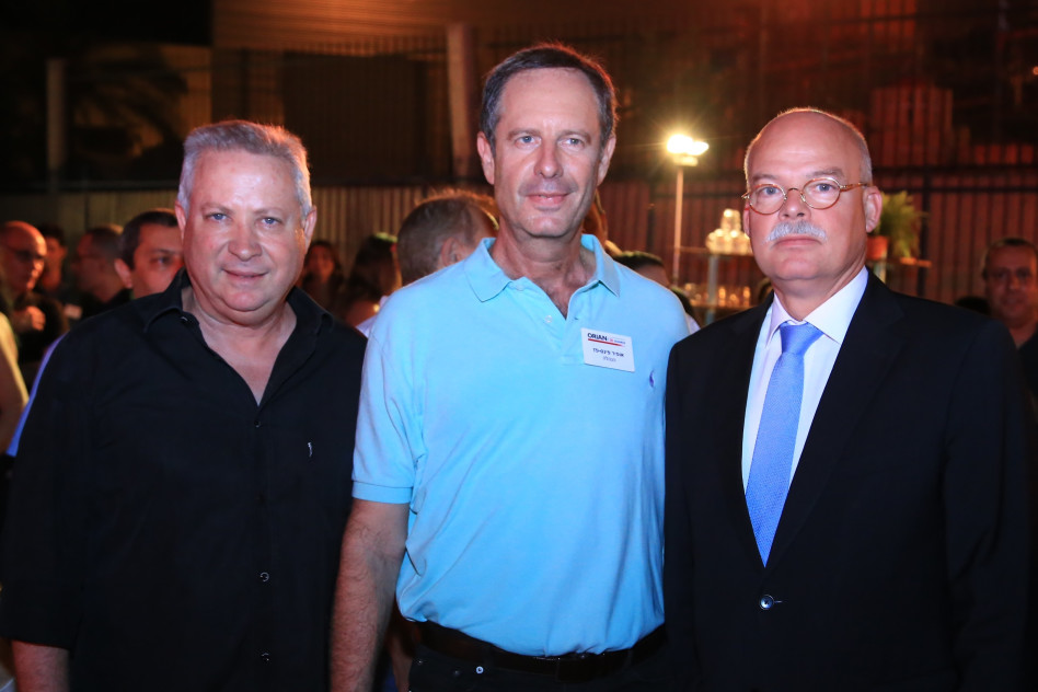 קלמנס פון גטצה, אופיר פינס ואילן גרינבוים (צילום: בן עמי קרן)