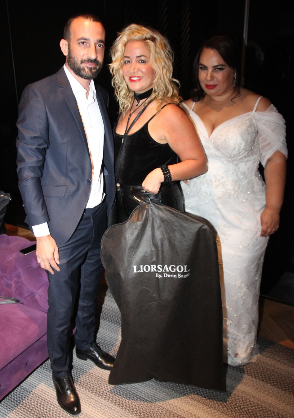 דורין סגול אחראית על הלוק של החתן