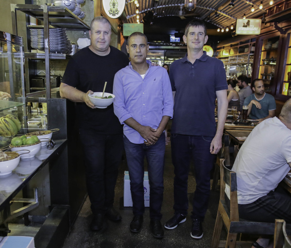 רון וקסלר, גיל שגב וערן וינטרוב (צילום: טל דמסינסקי)