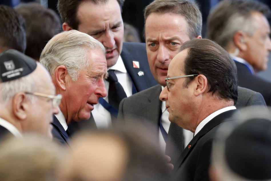 הנסיך צ'ארלס בעת שהותו בישראל (AFP)