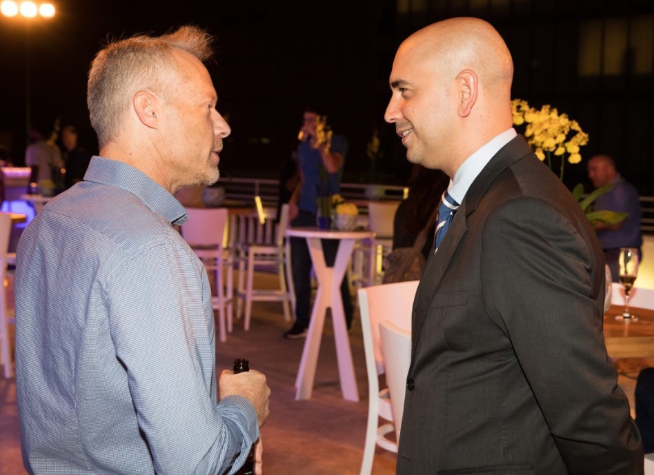 חגי בדש ואביב בושינסקי (צילום: ספי מגריזו, מכבי תל אביב)