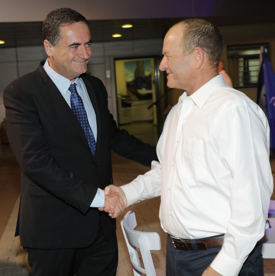 בועז צפריר וישראל כץ (צילום: רפי דלויה)