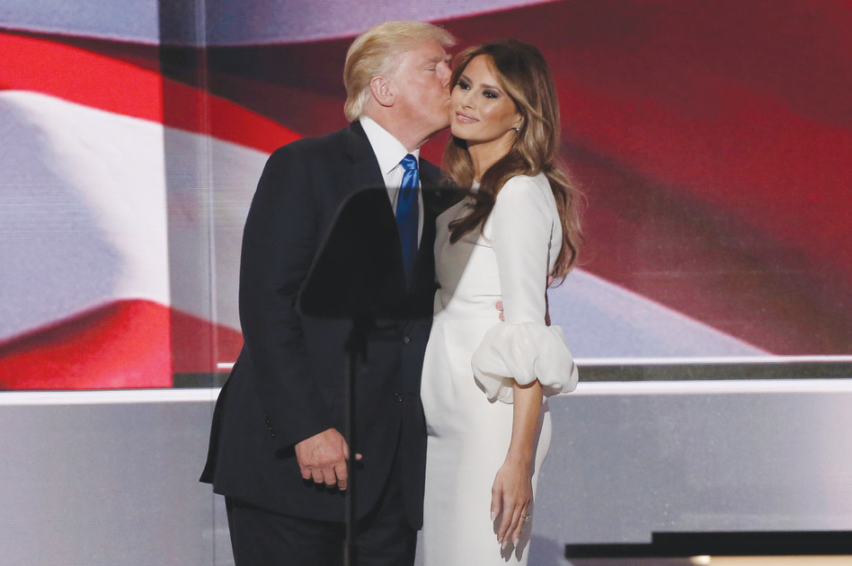 מובילי אמריקה. דונלד ומלניה טראמפ (צילום: רויטרס)