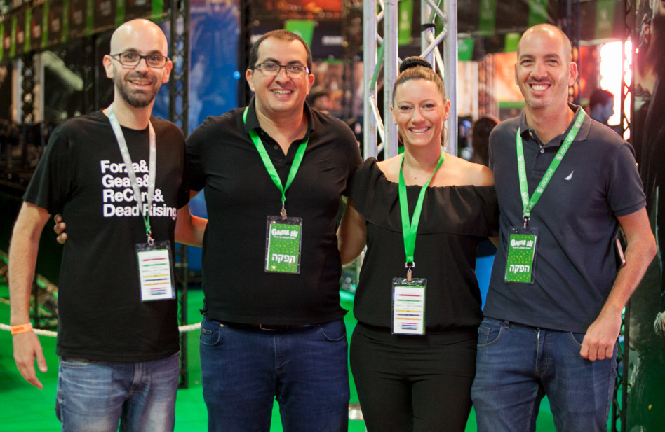 חן (חיים) בשן, טלי תבור, עופר שטרית ורון קלדס (צילום: אביתר ניסן)