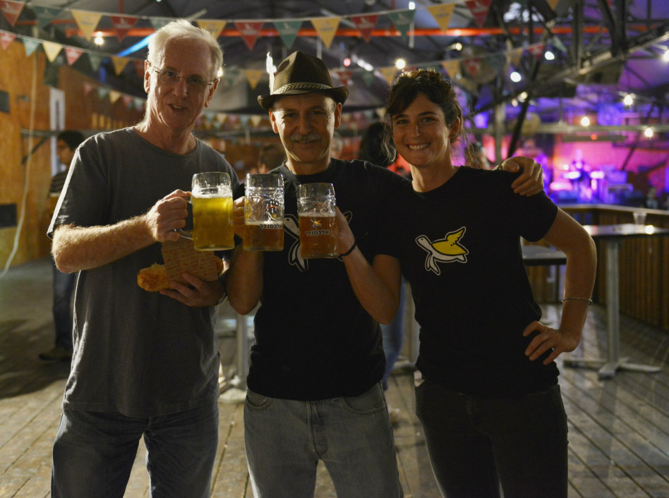 שון עברי, אורי שגיא ויורם ירזין (צילום: תום גץ)