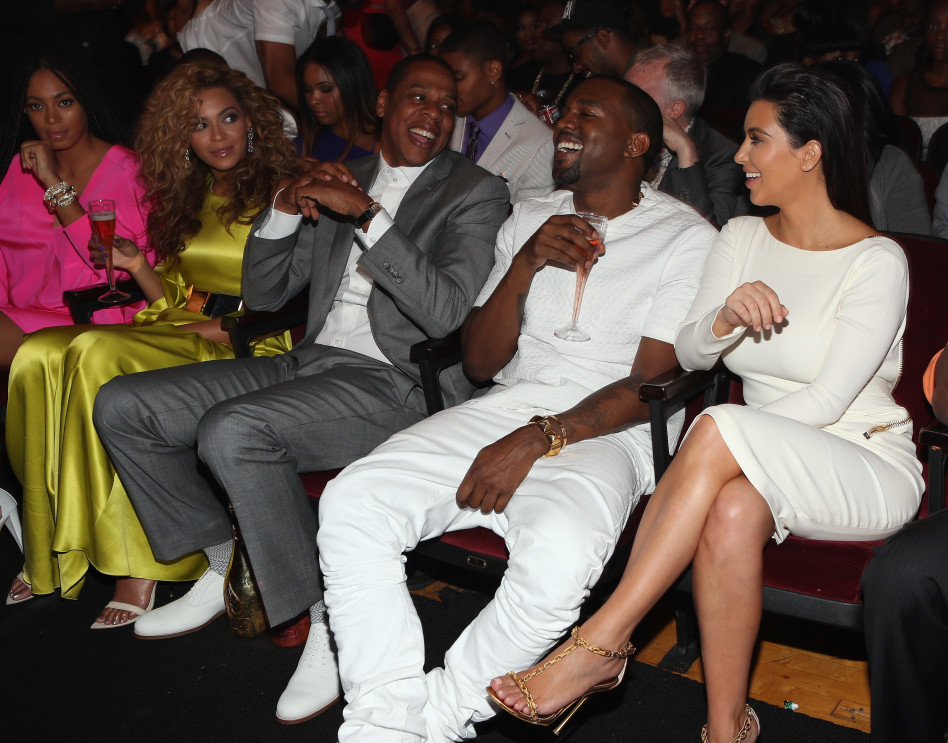 הגאנג. קים קרדשיאן, קניה ווסט, ג'יי זי וביונסה