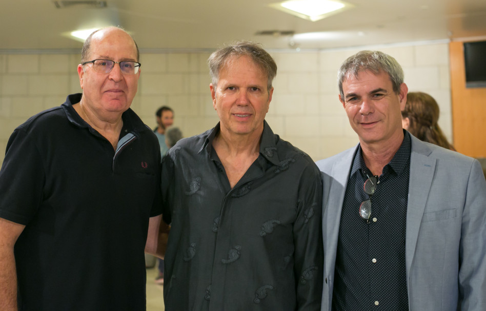 יובל ארד, גדעון אפרתי ובוגי יעלון (צילום: יוסי גמזולטובה)