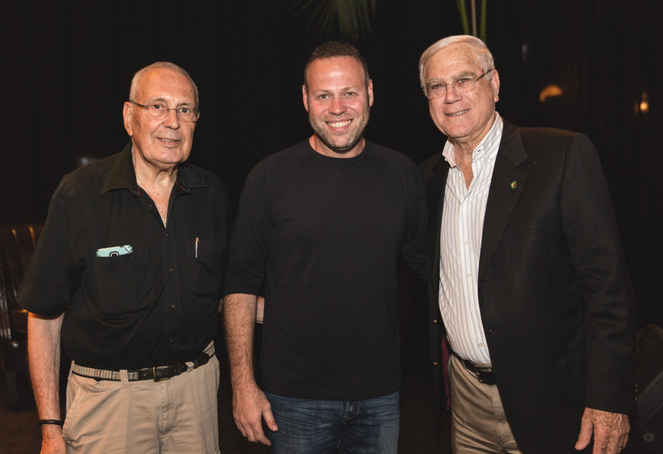  יעקב שחר, אדיר מילר וישראל קז (צילום: רויטל טופיול)