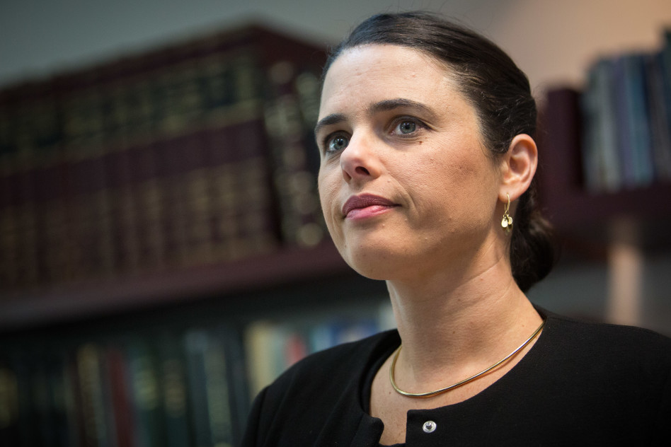 איילת שקד (צילום: יהונתן זינדל, פלאש 90)