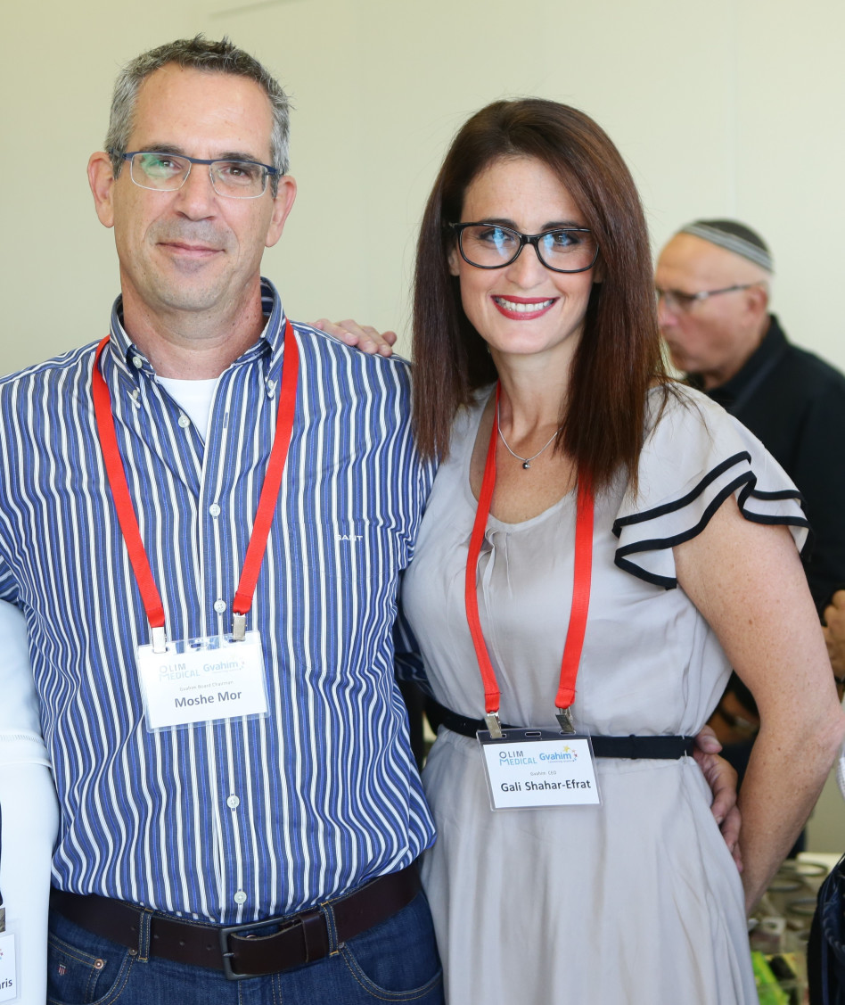 גלי שחר ומושיק מור (צילום: דרור סיתהכל)