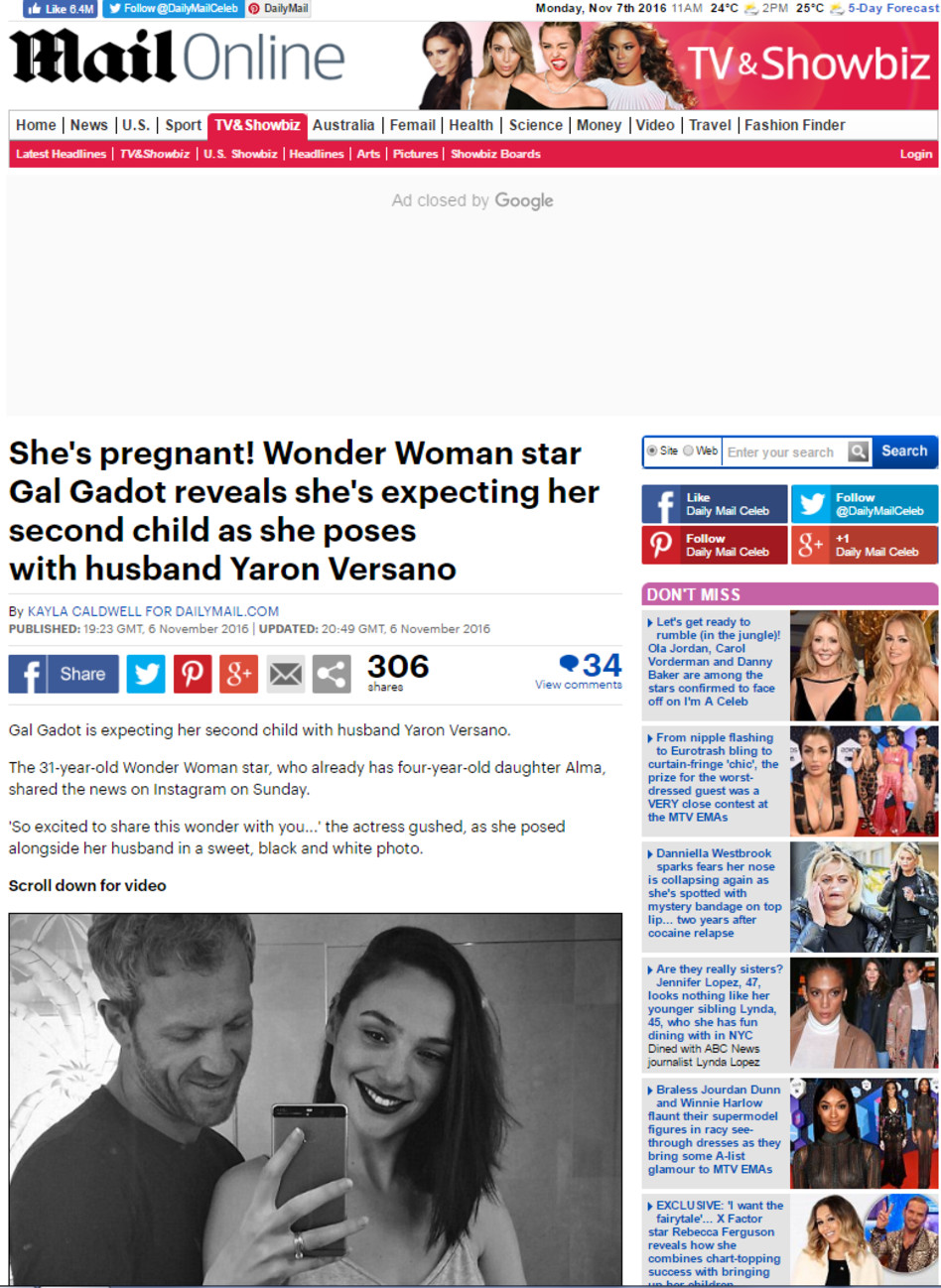 מפרגנים (צילום מסך: dailymail)