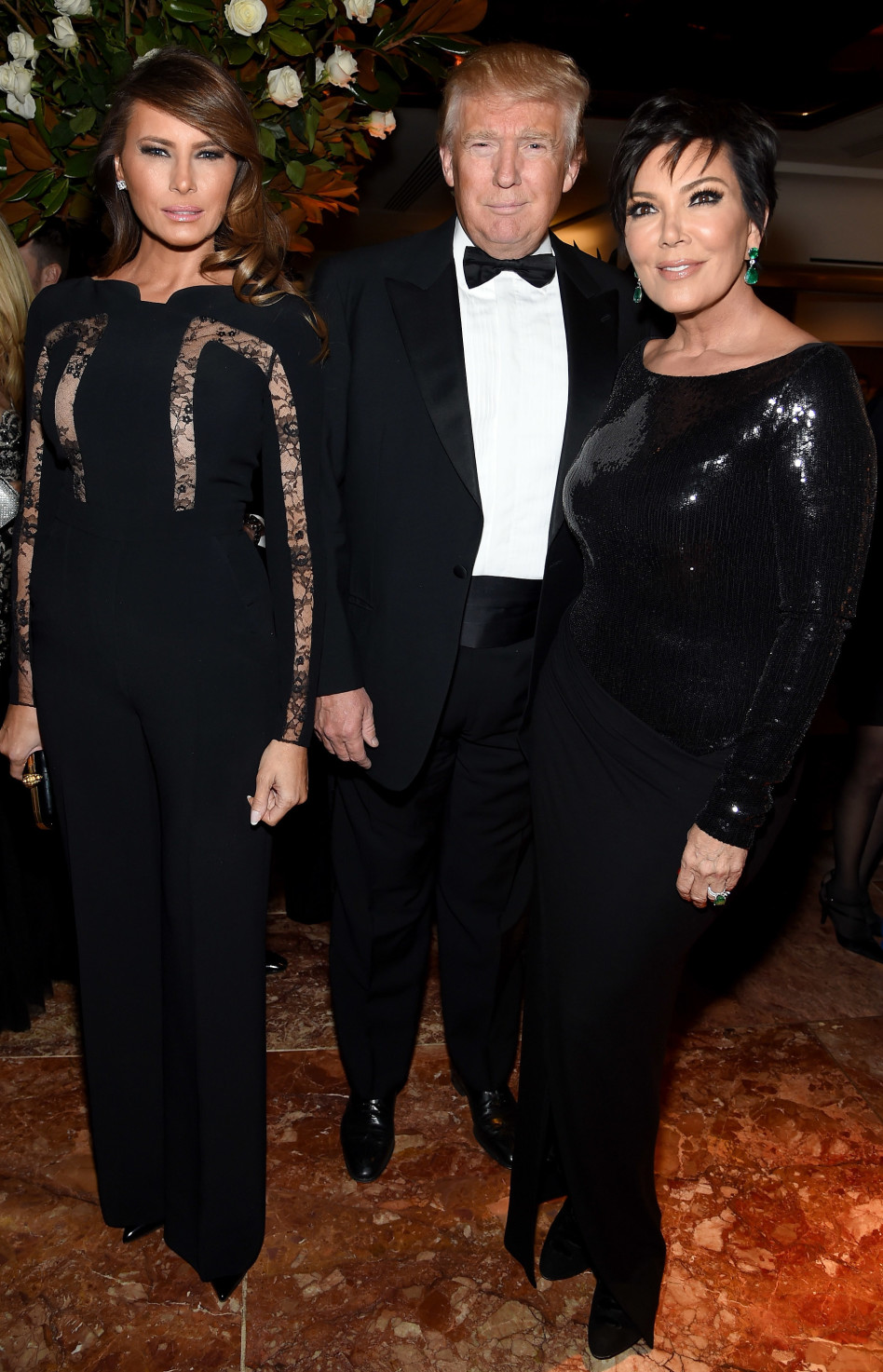 במיעוט? קריס ג'נר עם דונלד טראמפ (גטי)