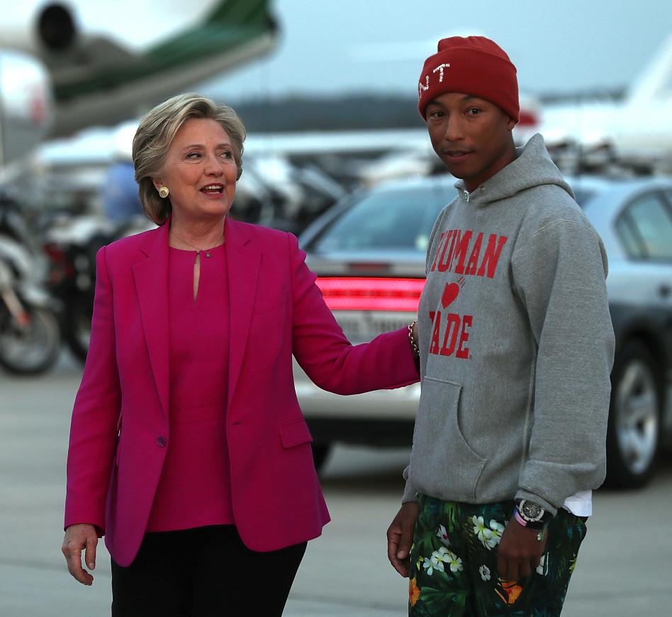 מתחברת גם לארנ'בי. קלינטון ופארל וויליאמס (גטי)