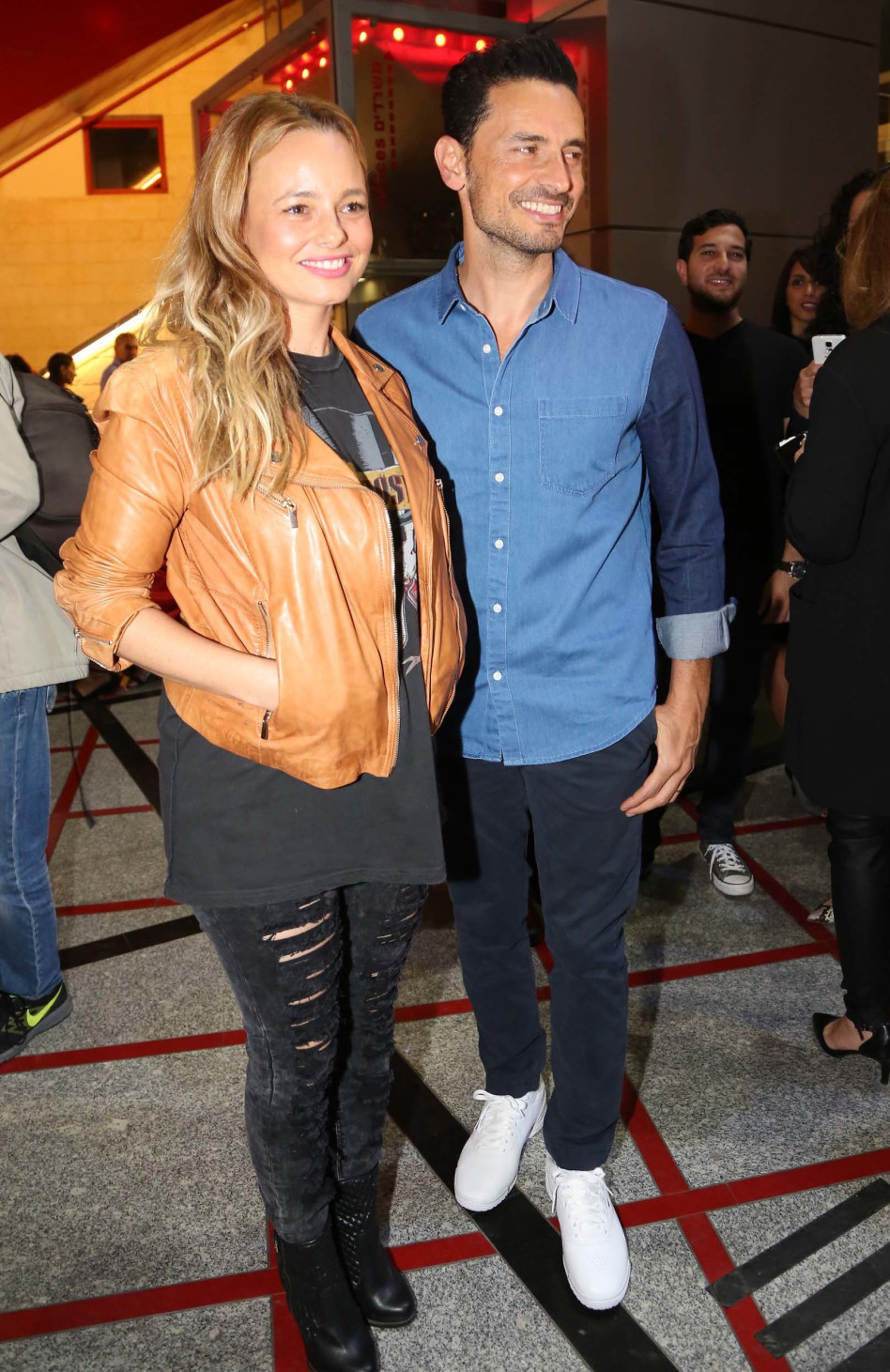 גיא זוארץ ובר זוהר מחייכים