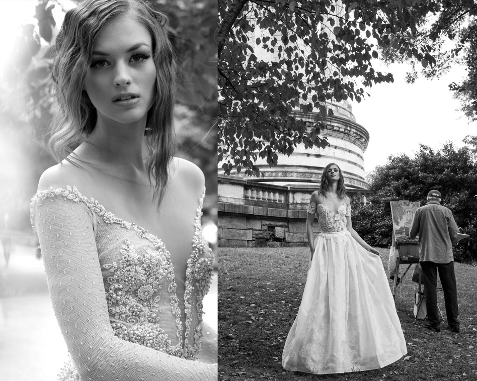 הלנה פרולובה ואולה פוצורקה לדני מזרחי (צילום: נועה גרייבסקי)