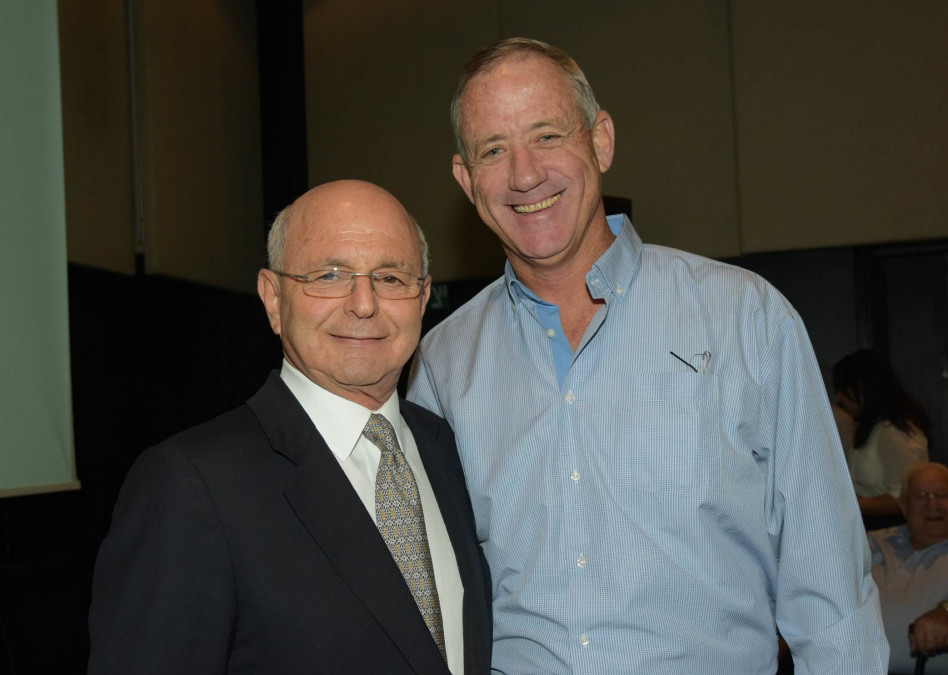 מיקי פדרמן ובני גנץ (צילום: ישראל הדרי)