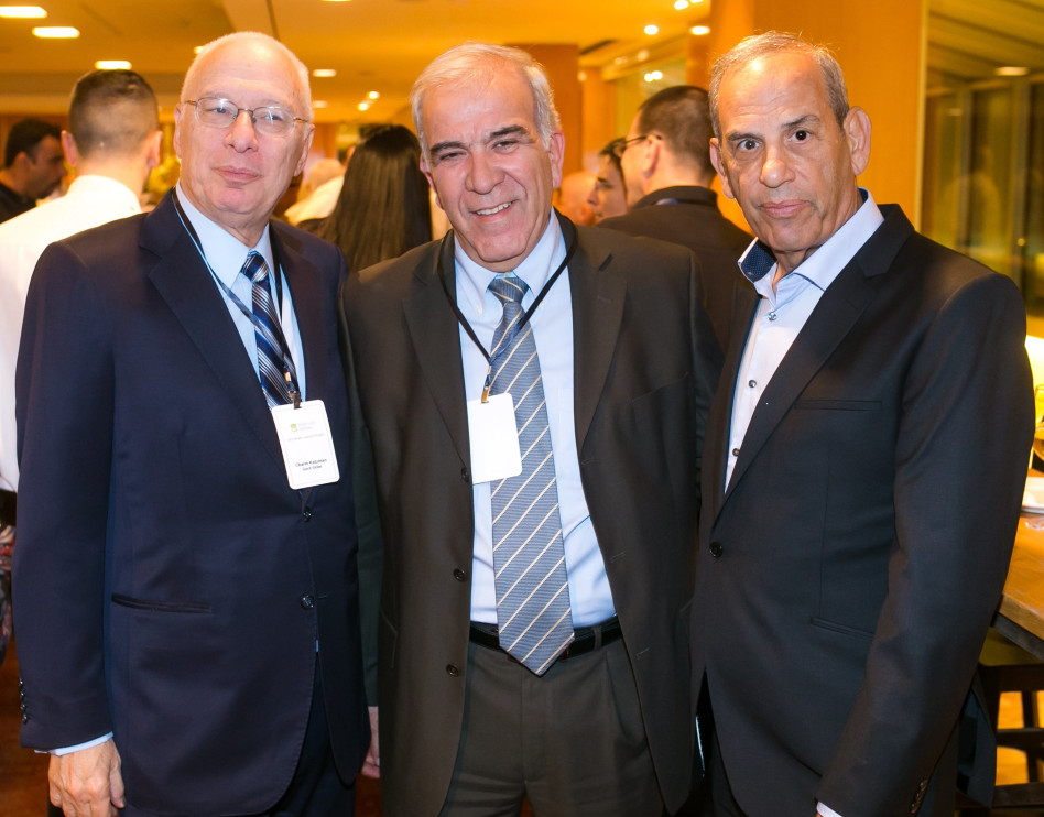 שמואל פרנקל, יוסי פילוס וחיים כצמן (צילום: שי שחר)