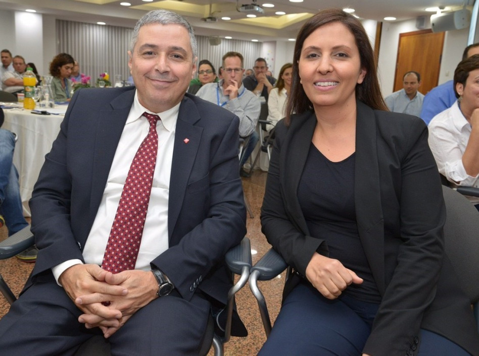 גילה גמליאל ואריק פינטו (צילום: תמר מצפי)