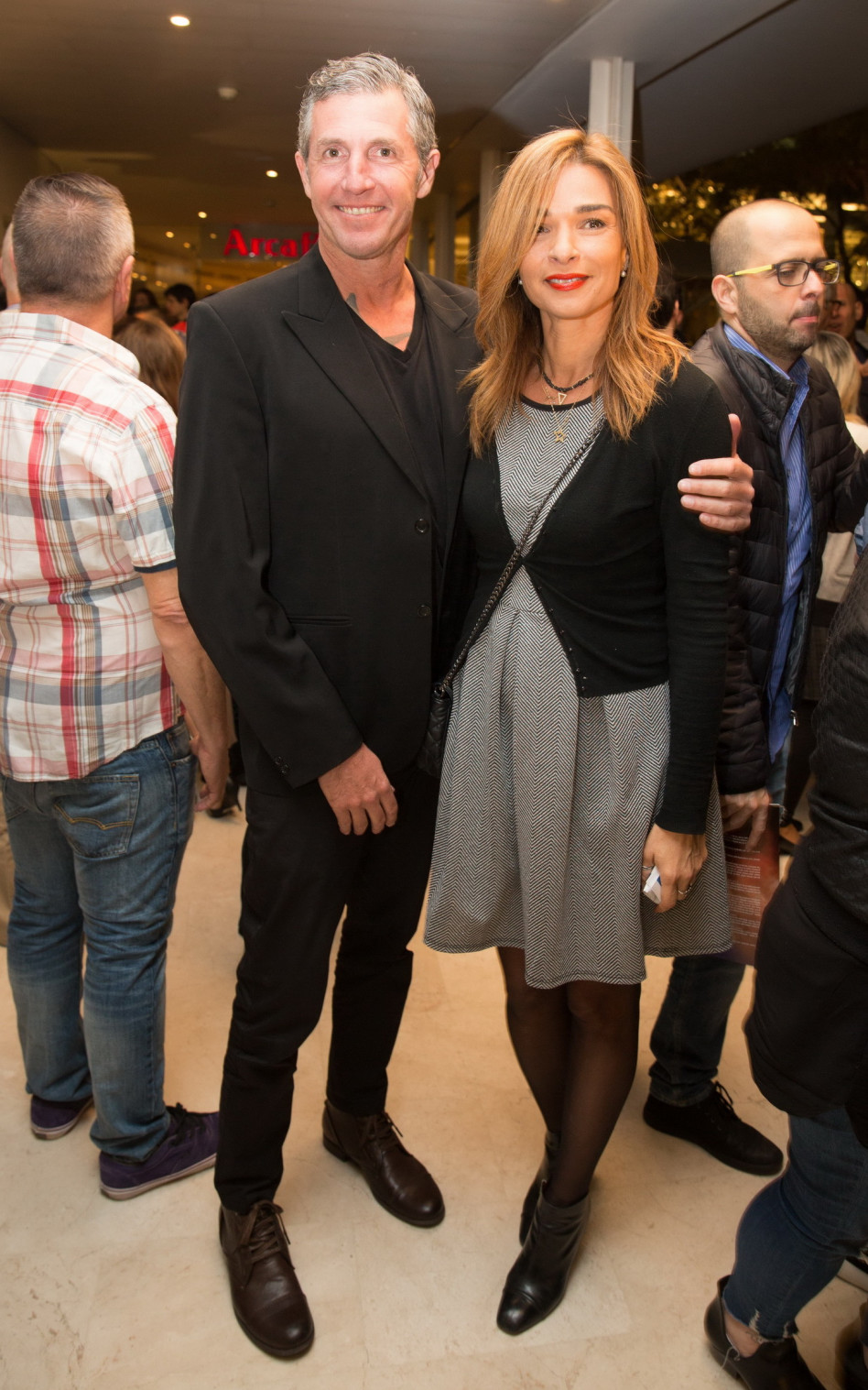 זו כבר האקסית, אורנה דץ עם החבר אהרון רוזה