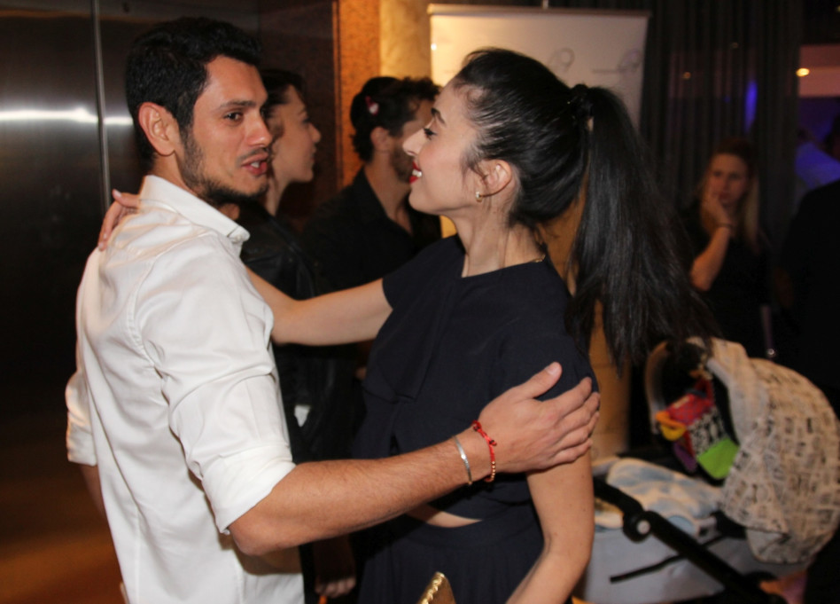 הילה סעדה ועופר חיון נרגשים