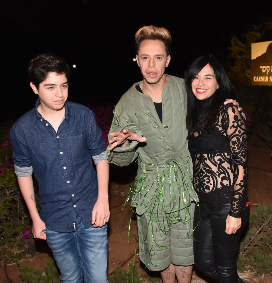 העיקר שכיף לו. גיל ריבה, אשתו רונית והבן ג'וסי 