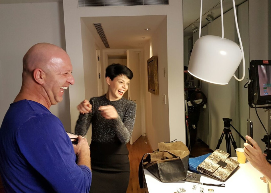 צחוקים על הסט. דנה רון