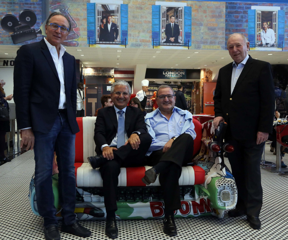 רן פדרמן, לאון ומשה אדרי וקובי רוגובין (צילום: סיוון פראג)