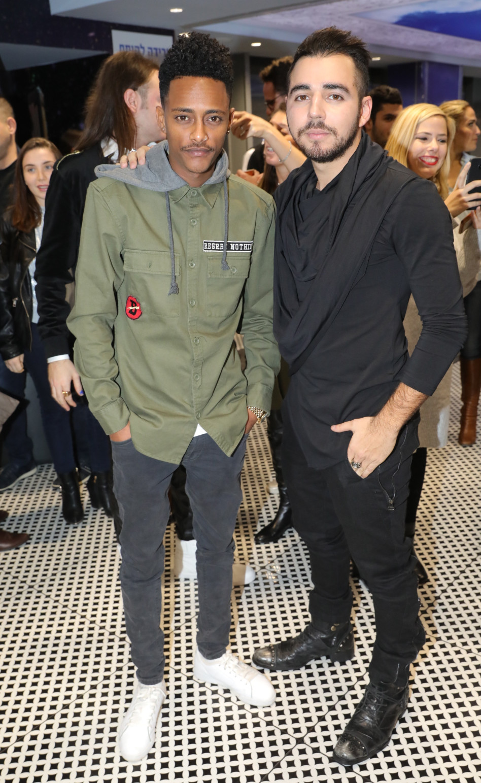 צמד חמד גם בחיים האמיתיים. אורן פפיסמדוב ויניב זנבה