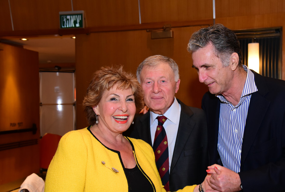 יוני שסטוביץ', יצחק חן וסופה לנדבר (צילום: אלן זר)